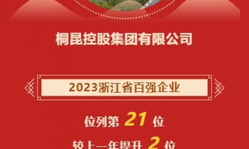 2023浙江省企业百强榜发布，爱游戏全站app官方网站再进位！