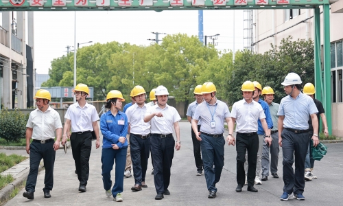 嘉兴市应急管理局党委书记、局长钱叶秋莅临爱游戏全站app官方网站恒隆公司调研